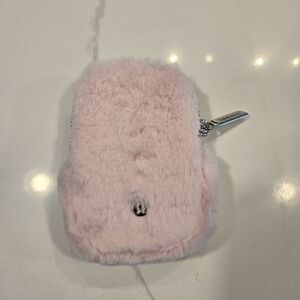 Lululemon Pink Faux Fur Mini Backpack